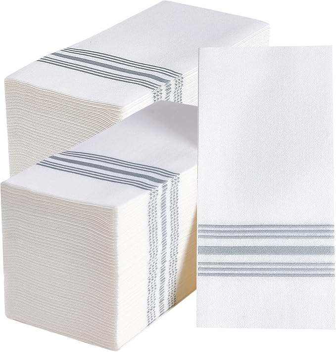 Vplus 300 PACK Guest Towels Disposable Bathroom, Decorative Bathroom Napkins