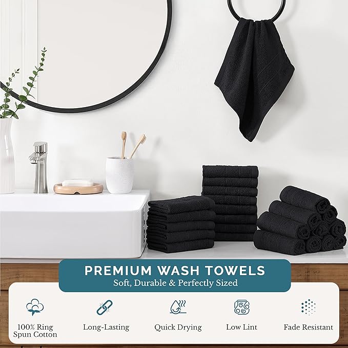 Casa Platino Washcloths 24 Pack