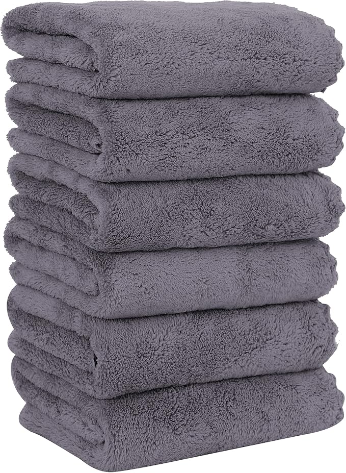 MOONQUEEN 6 Pack Premium Hand Towels