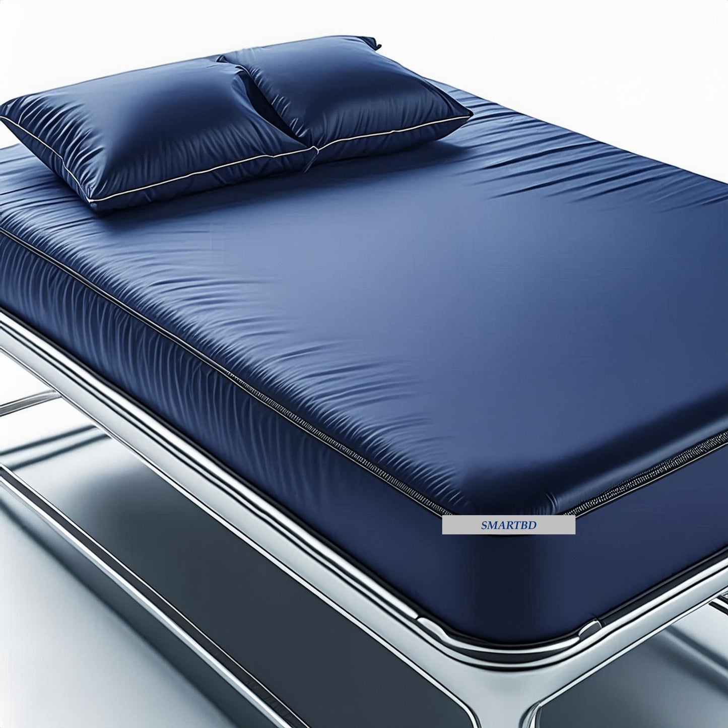 SmartBD Blue Cloud Waterproof Mattress Foam Medical Bedwetting Mattress Plush Firm Motion Fresh Reflection,Adult & Kids,Lux-Tex Foam Mattress Camper/Trailer/Truck (5 Inch, Twin)