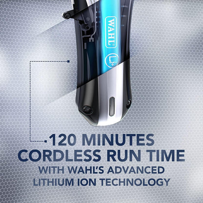 Wahl Rapid Clip Hair Clipper, Hair Clippers for Men, Rechargeable, Lithium-Ion Clipper, Men's Head Shaver, Cordless Clippers for Men, Haircutting Kit