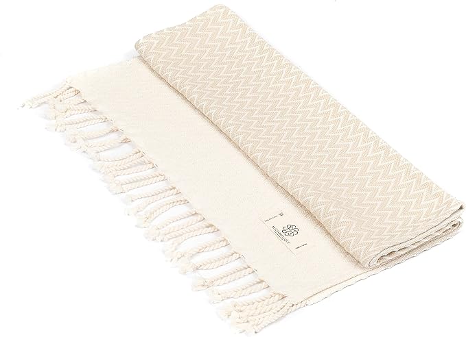 Madamelique Exclusive Hand Towels Set of 2-18 x 40 Inches