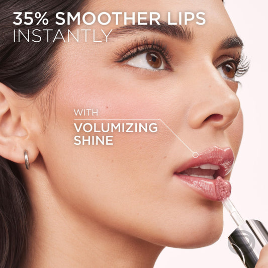 L'Oreal Paris Plump Ambition Hyaluron Lip Oil, 101 Cristal Clear