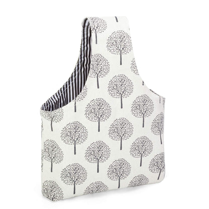 Teamoy Knitting Tote Bag, Travel Project Wrist Bag for knitting Needles(up to 11 Inches), Yarn and Crochet Supplies, Multipurpose, Perfect Size for Knitting on The Go (Small, Tree)