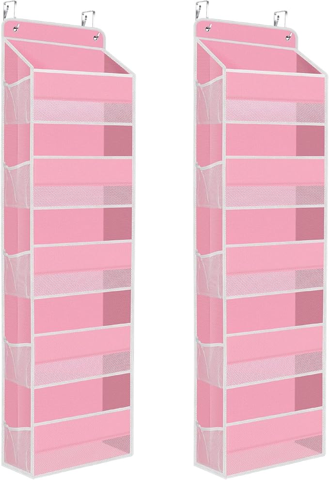 2 Pack Over The Door Organizer Hanging Storage Organizers
