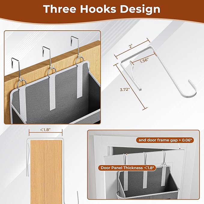 5-Tier Over The Door Storage Organizer