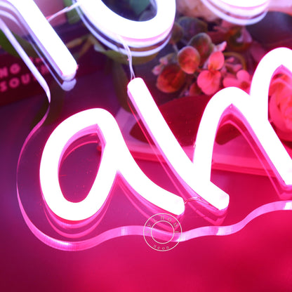 SYLHOME You Are Amazing LED Neon Light Sign 5V Girls Boys Bedroom Living Room Classroom Wall Decor Sign Hanging Smart Kid Birthday USB 16.9" X 10.6" Warm White