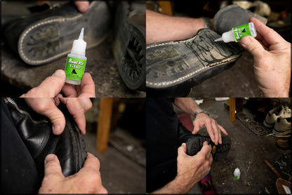 Boot-Fix Glue – Professional Grade Shoe Repair for Boots & Shoes – Instant Bond, Clear Drying, & Durable – For Leather, Rubber, & All Footwear (20 Grams)