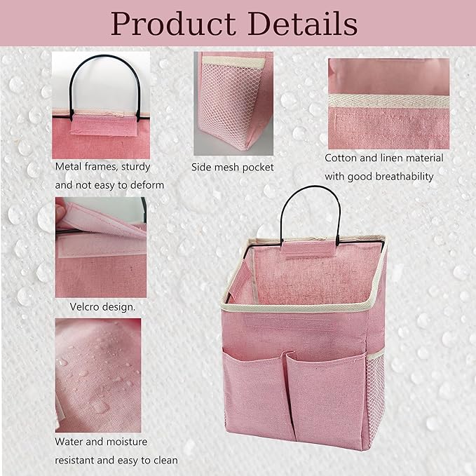 2pcs Wall Hanging Storage Bag, Wall Hanging Organizer Bags