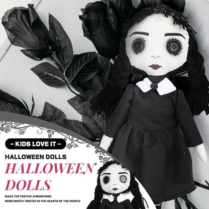Varuotu 21" Gothic Haunted Doll Scary Living Dead Dolls Creepy Revenge Voodoo Doll Halloween Decoration Toy Gag Gifts