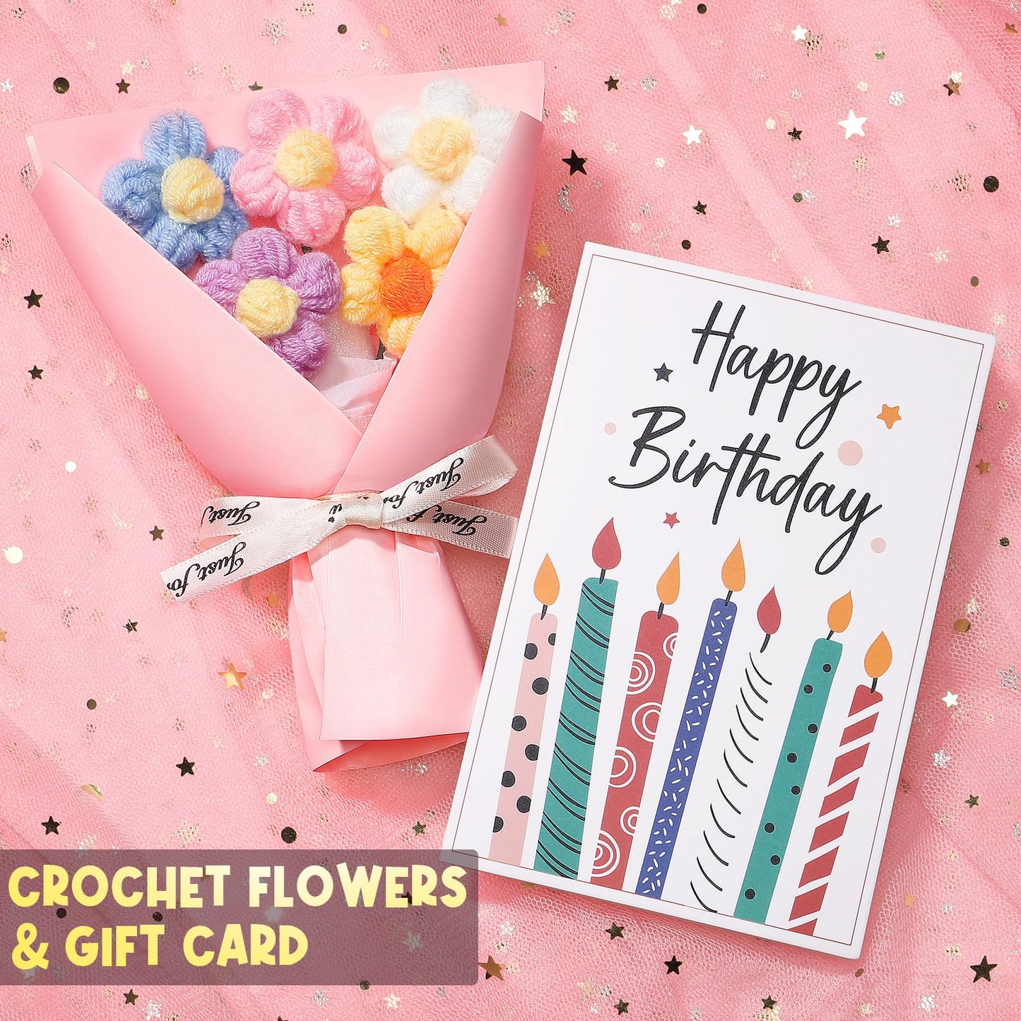 Birthday Gifts for Women Friendship, Unique Happy Birthday Gifts Basket for Mom Her Best Friend Sister Wife Girlfriend Coworker, Luxury Self Care Box Rose Relaxing Spa Gifts Set for Women with Blanket
