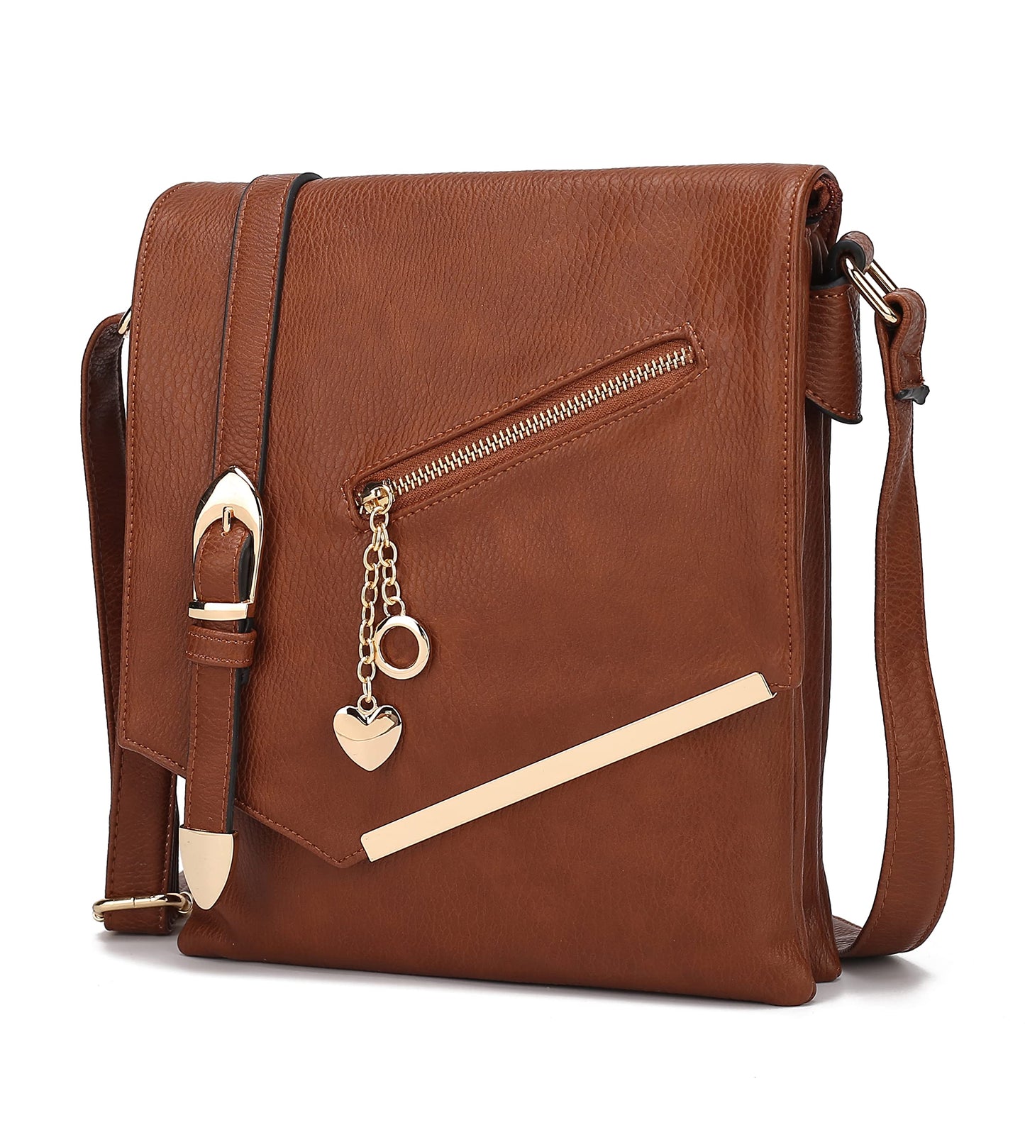 MKF Collection Crossbody Bags for Women, Sling bag Vegan Leather Shoulder bag Ladies Small Purse Handbag by Mia K