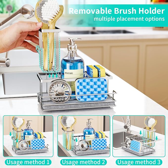 HapiRm Sink Caddy Sponge Holder