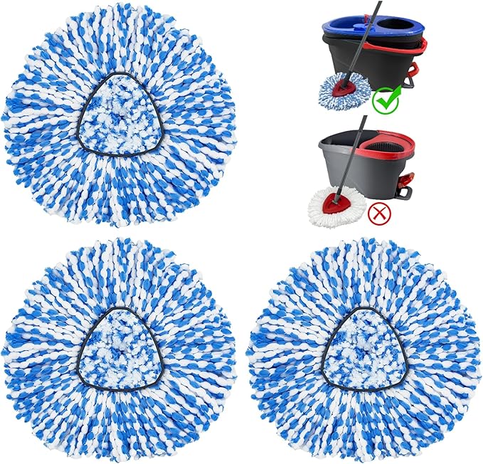 Spin Mop Head Replacements Compatible