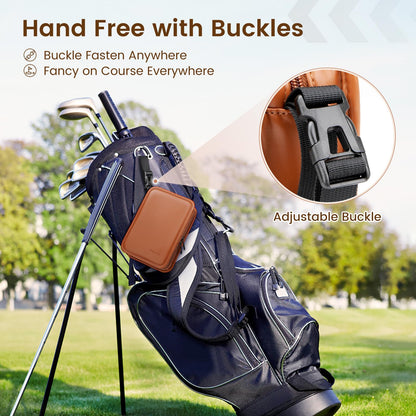YOREPEK Golf Accessories Kit for Men, Golf Stuff Set with Leather Case, Golf Balls, Golf Tees, Multifunctional Divot Knife, Monocular, Scorer, Golf Gifts for Men Women Golfers