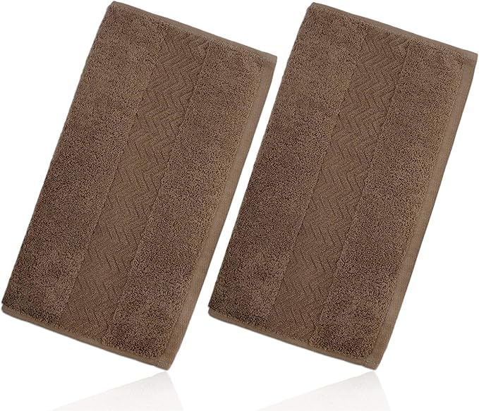 Cleanbear Bathroom Hand Towels, 100% Cotton Face Towels, 13 x 28 Inches