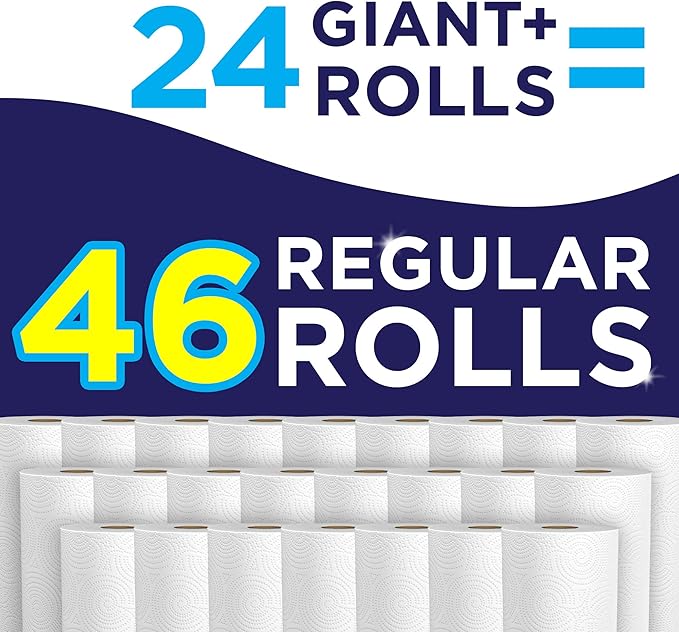 Sparkle Pick-A-Size Paper Towels, 2 Rolls = 4 Regular Rolls, Everyday Value