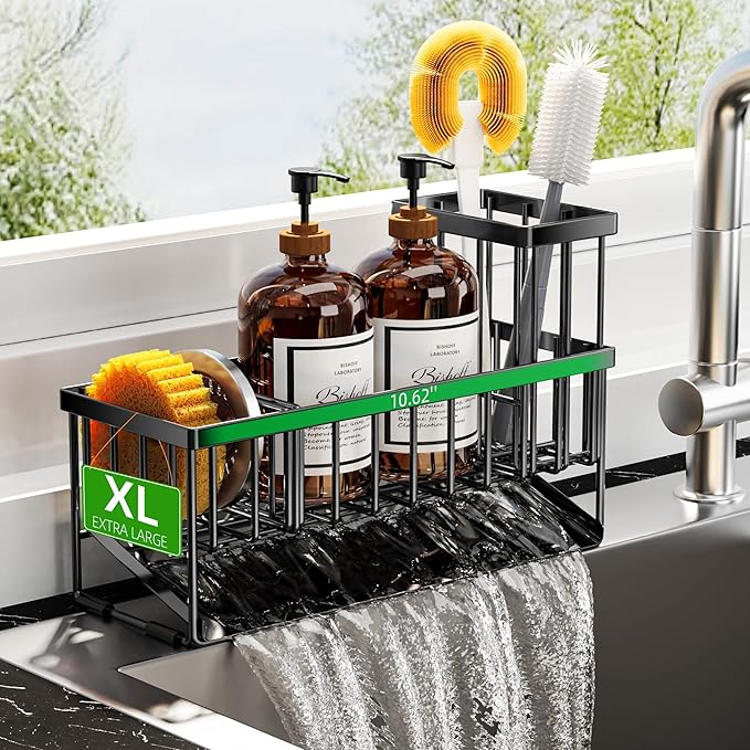 Cisily Extra Large Kitchen Sink Caddy Organzier