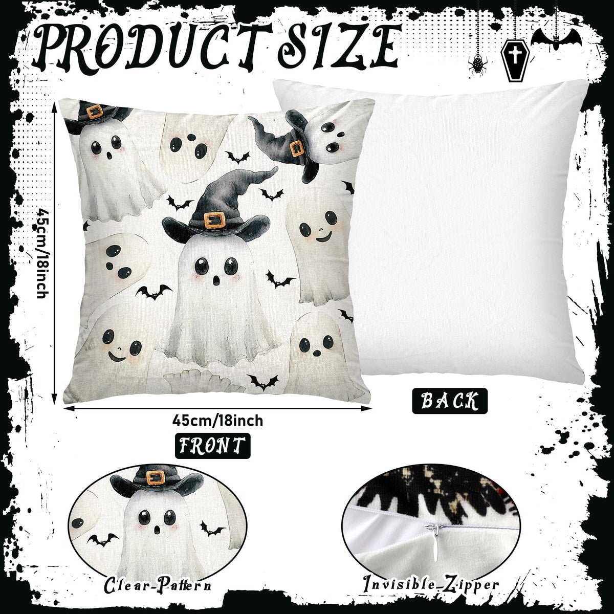 Mindsoft 20 Pcs Holiday Pillow Covers 18 x 18 Summer Pillow Cover 4th of July Fall Pillowcase Decorative Seasonal Cushion Case for Farmhouse Home Sofa(Holiday)