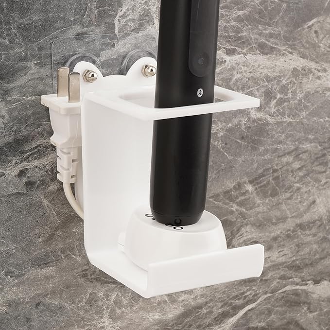 Electric Toothbrush Holder Wall Mounted, Electric Toothbrush Cord Organizer