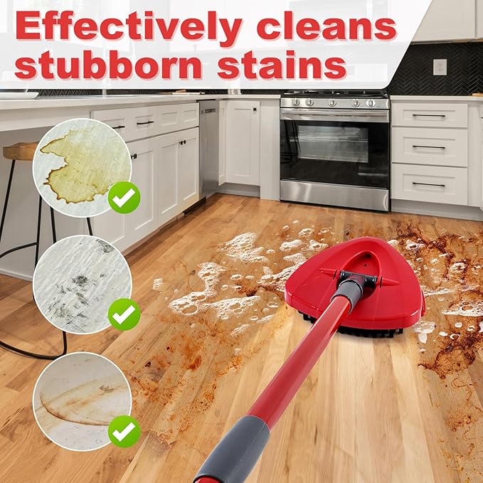 Scrubber Mop Head for Ocedar, Upgrade Scrub Brush for Ocedar, Spin Mop Scrub