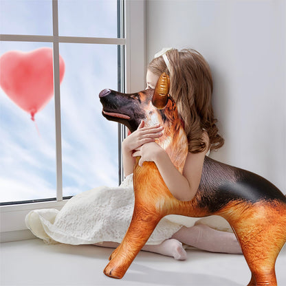 Jet Creations German Shepherd Inflatable – 43" L x 30" H – Halloween & Fall Decorations for Home, Office, Birthday Parties, Police Dog/K9, Animal Toy for Ages 3+, Black & Tan, 1 Pc