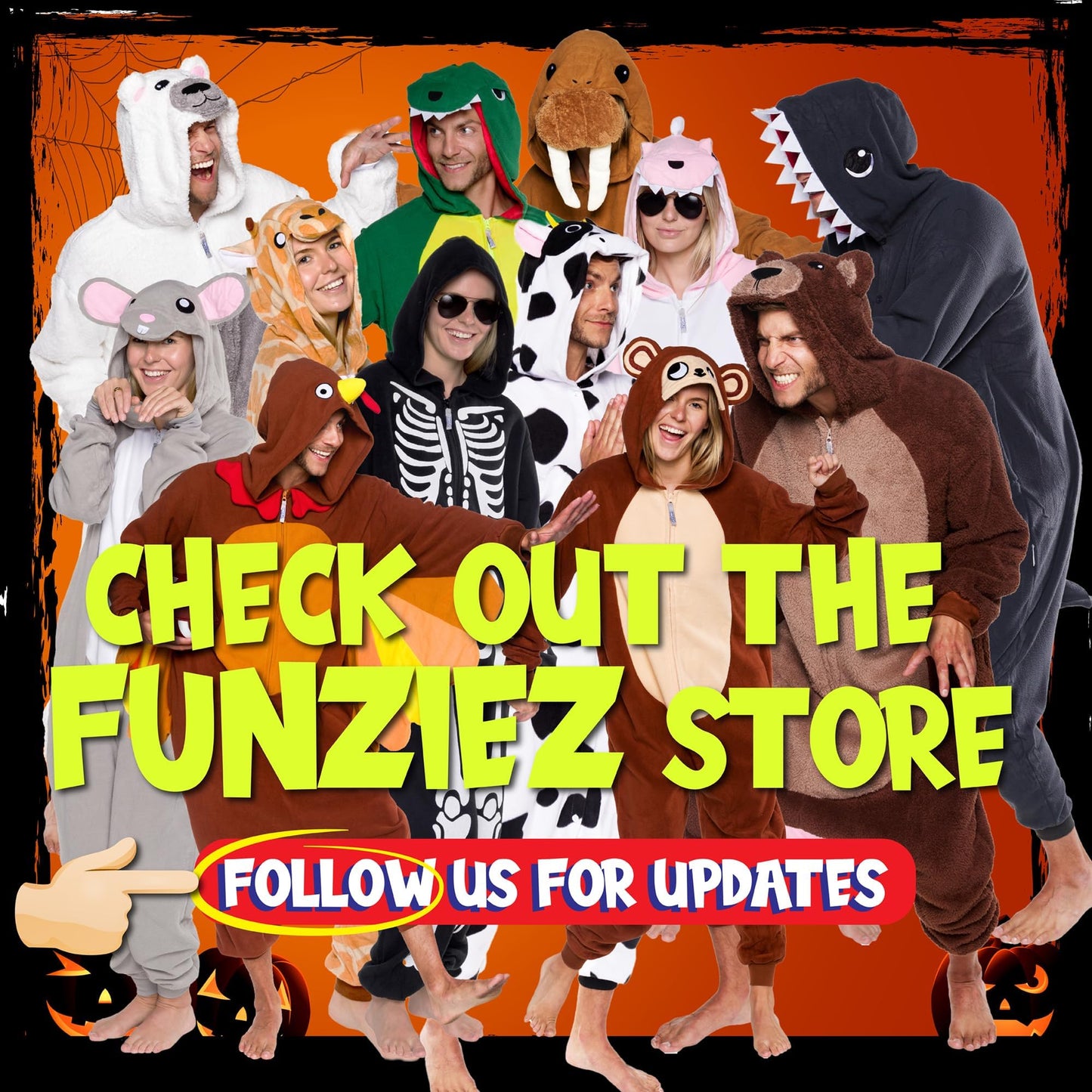 Funziez! Sherpa Bear Adult Onesie - Animal Halloween Costume - Plush Teddy One Piece Cosplay Suit for Adults, Women and Men(Brown, X-Large)