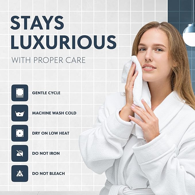 White Classic Luxury Cotton Washcloths 13x13 Inch