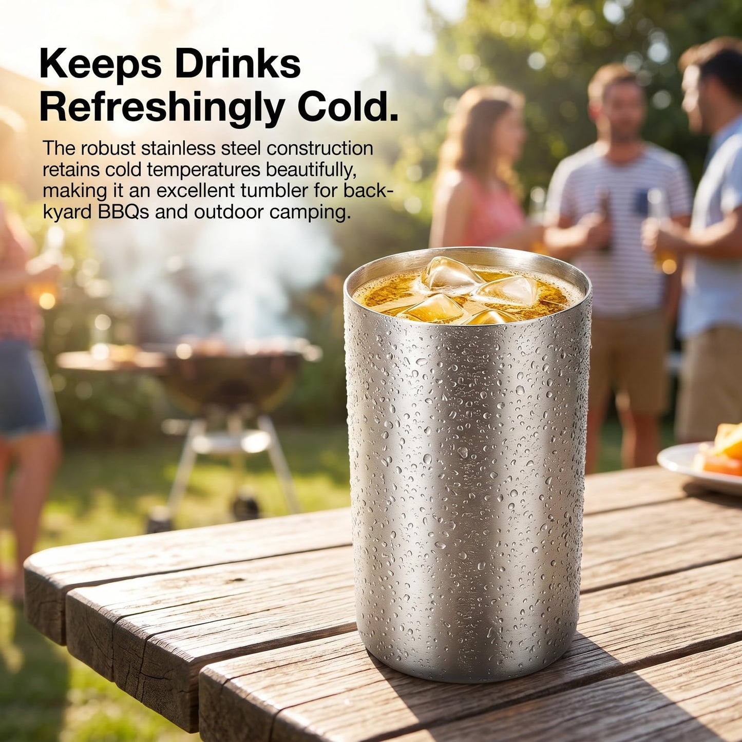 Veemoon Stainless Steel Bathroom Cup, Silver Metal Toothbrush Cup Unbreakable Water Drinking Mug Toothbrush Holder Jar Reusable Beverage Mug Brushed Nickel Tumbler Rustic Beer Container for Men Women