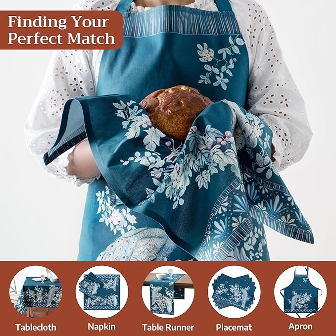 Maison d' Hermine Kitchen Towel 100% Combed Cotton Premium Easter Dishtowel