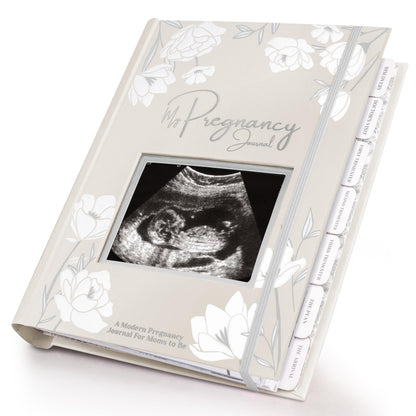 Pregnancy Journal, Pregnancy Announcements - 80 Pages Hard Cover Baby Books For Mom To Be Gift, Baby Memory Book Keepsake, Gender Reveal Gifts For New Moms, Mother's Day, Shower & Registry (Clay)