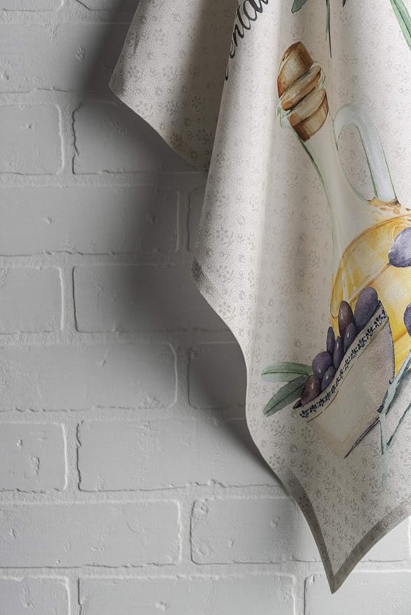 Maison d' Hermine Kitchen Towels Set of 3 100% Cotton 20" x 27.5" Reusable