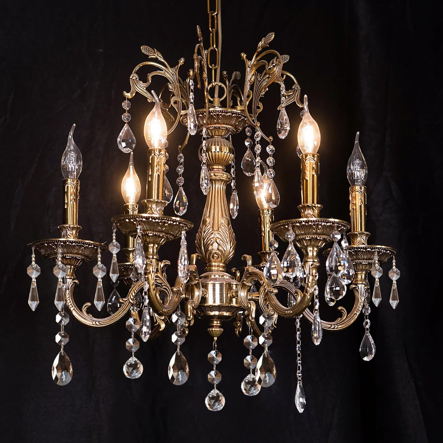Milkary 44 Pack Chandelier Crystal Prism Replacement, 38mm Hanging Clear Crystal Glass Bead Prisms 20mm Chandelier Crystals Modern for Foyer Wedding Lamp Windows Christmas Tree Decoration