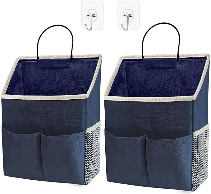 2pcs Wall Hanging Storage Bag, Wall Hanging Organizer Bags