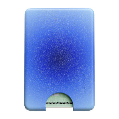Casely MagWallet | Starfish Wishes | Coral Pink Shimmer | Slim Wallet Card Holder | Compatible with MagSafe | Soft-Touch Hard Silicone | Holds Up to 3 Cards