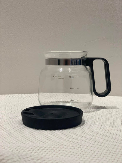 EXIGENT Coffee Glass Pot Tea Cup Mug Collectible 16 Oz Ounces (CoffeePot)