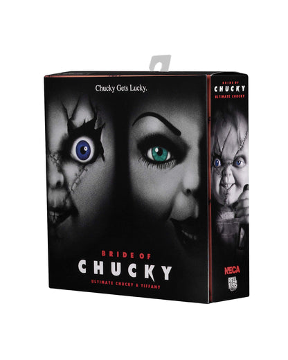 NECA - Bride of Chucky - 7" Scale Action Figure - Ultimate Chucky & Tiffany 2-Pack