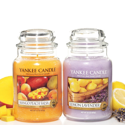 Yankee Candle Scented Candle | Mango Peach Salsa Large Jar | Burn Time: up to 150 Hours | Perfect Gifts for Women