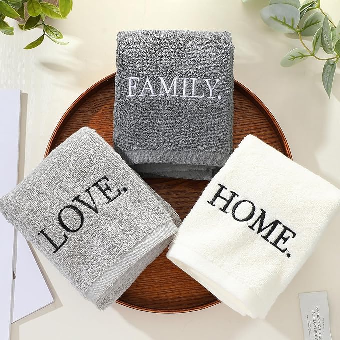 3 Pcs Farmhouse Decorative Hand Towels