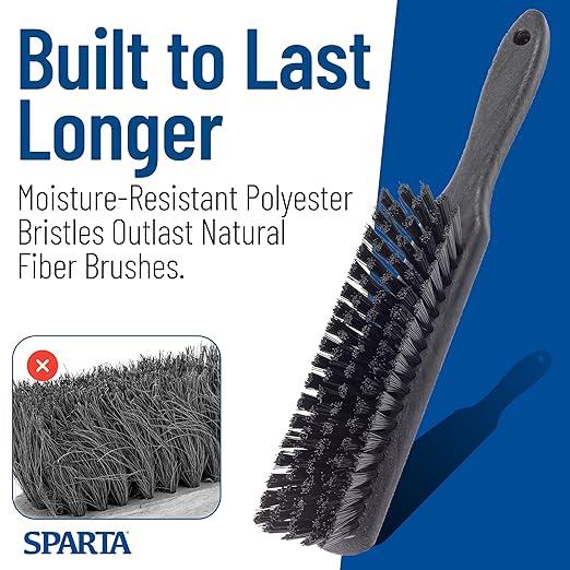 SPARTA Handheld Soft Counter Brush 8 Inch Bristle Span, Countertops, and