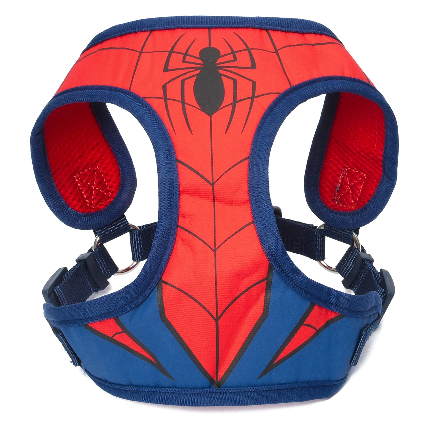 Marvel Comics Spiderman Superhero Dog Harness | No Pull, Red No Escape Vest for Large Dogs | Costume in Size Large (L)