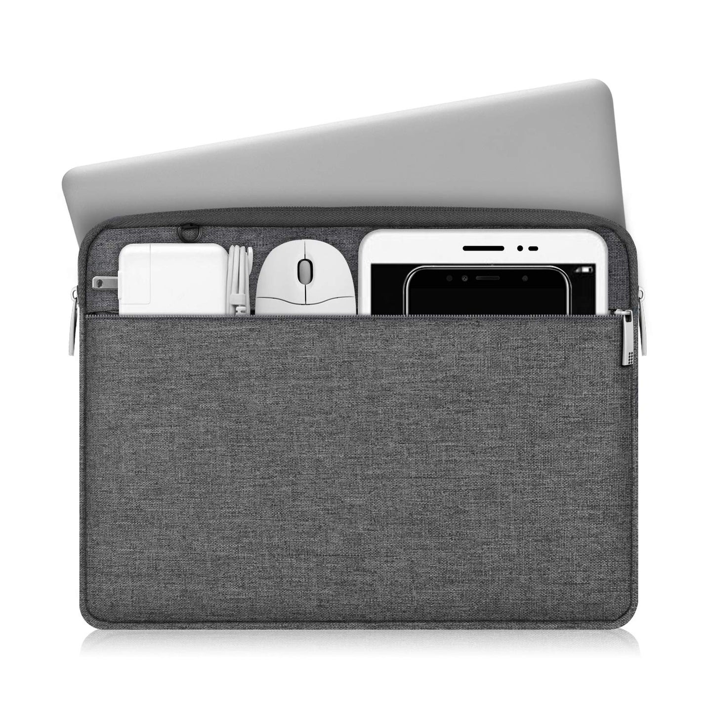 Alfheim 14-14.2 inch Laptop Sleeve Case, Waterproof Shock Resistant Lightweight Bag with Accessory Pocket, Protective Notebook Case with Detachable Small Bag, Compatible with 14.2” MacBook Pro A2442