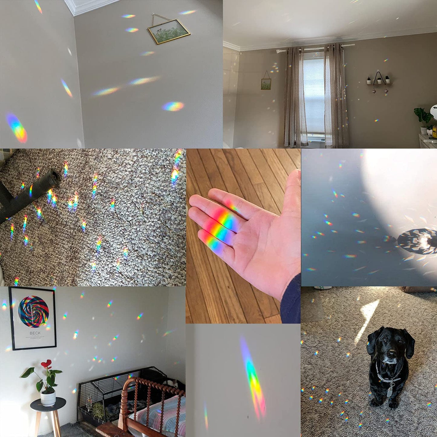 Tirifer Clear Glass Crystal Ball Prisms with Stand, Window Rainbow Maker Sphere Faceted Gazing Ball for Home Décor, Christmas, Wedding, Suncatcher (120mm/4.72in)