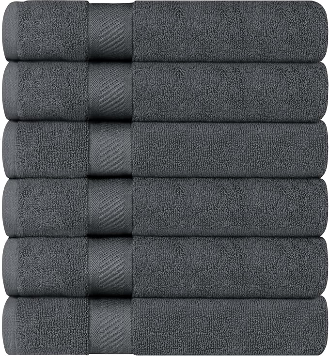 Utopia Towels 6 Pack Bath Towel Set, 500 GSM 100% Ring Spun Cotton Medium