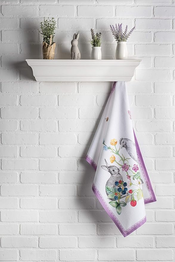 Maison d' Hermine Kitchen Towels Set of 3 100% Cotton 27.50" x 20" Reusable