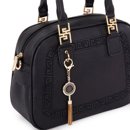 Montana West Crossbody Satchel Bag Small Top Handle Purse Barrel Handbag Tote Hobo Designer Gift MWC-S041BK