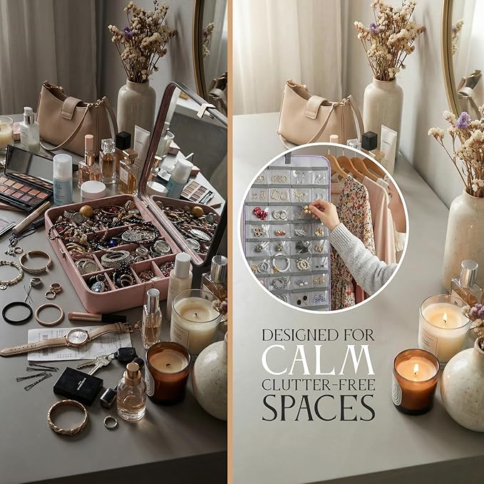 Hanging Jewelry Organizer Storage