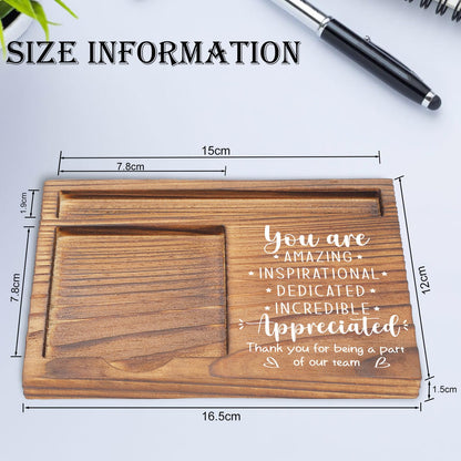 Team Appreciation Gifts for Employees, You Are Incredibly Appreciated Gifts Desk Self-Stick Note Pad Holders, Thank You Gift for Staff Friends Team Healthcare Worker Coworker Sticky Notes Holder EDP12