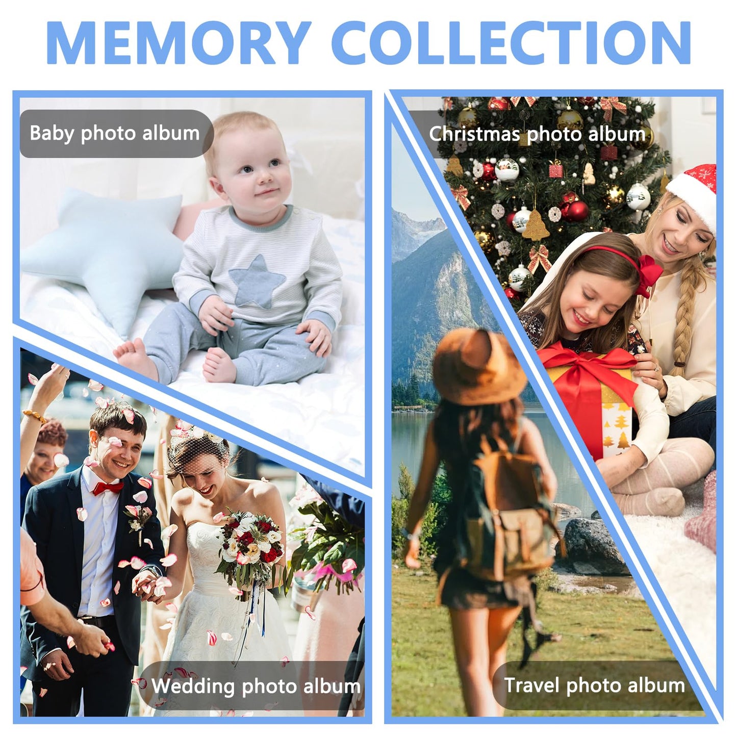 360 Pockets Photo Album for Fujifilm Instax Mini LiPlay 12 11 90 70 9 8+ 8 7S Instant Camera/Mini Link SP-1 Printer, Polaroid Snap Touch PIC-300 Z2300 Mint Camera Printer (Pink)