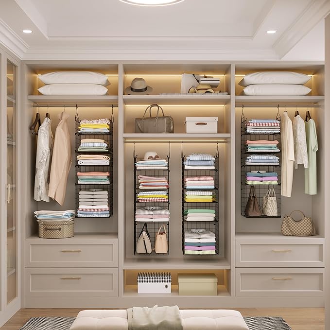 X-cosrack Hanging Closet Organizer and Storage